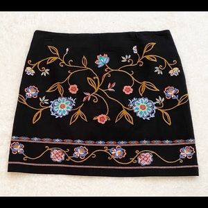 Ann Taylor LOFT MultiColor A Line Skirt Size 12